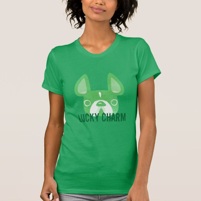 Lucky Charm French Bulldog Tee (Front)