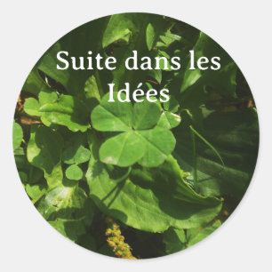 Lucky Charm - Happiness Brief Classic Round Sticker