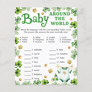 Lucky Charm Irish Baby Shower Game