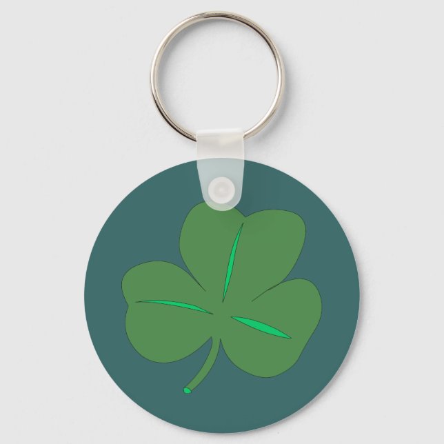 Lucky charm Irish Celebration Key Ring (Front)