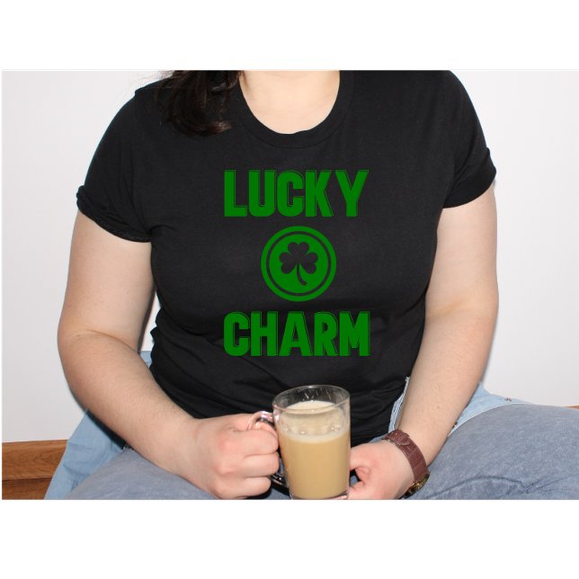 lucky charm irish shamrock St. Patrick's day T-Shirt (Creator Uploaded)