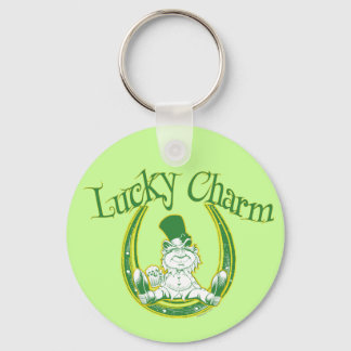 Lucky Charm Leprechaun Keychain