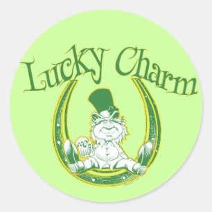 Lucky Charm Leprechaun Sticker