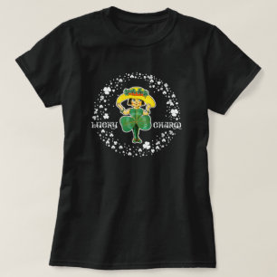Lucky Charm. Little Irish Girl St. Patrick's Day T-Shirt