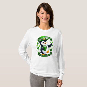 Lucky Charm Penguin St. Patrick’s Day Celebration T-Shirt