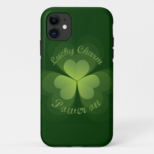 Lucky Charm Power On Case-Mate iPhone Case (Back)