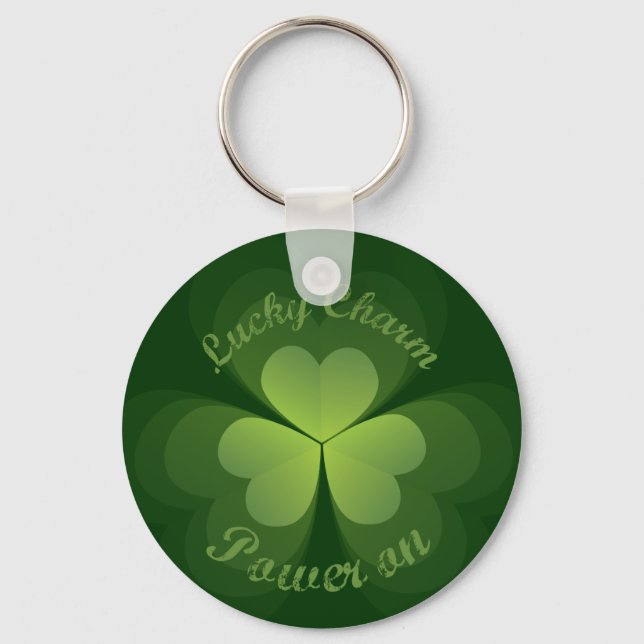 Lucky Charm Power On Key Ring (Front)