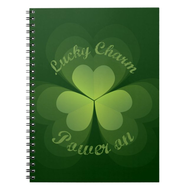 Lucky Charm Power On Notebook (Front)