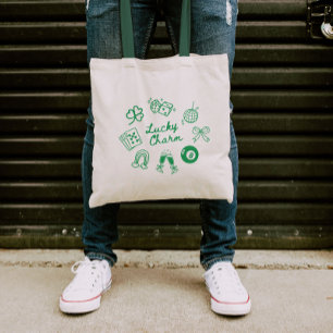 Lucky Charm St Patricks Day Lucky Clover Tote Bag