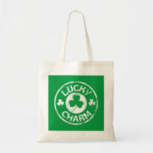 Lucky Charm Vintage St Patrick's Day Tote Bag