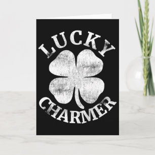 Lucky Charmer Funny St. Patrick's Day Boys Kids Gi Card