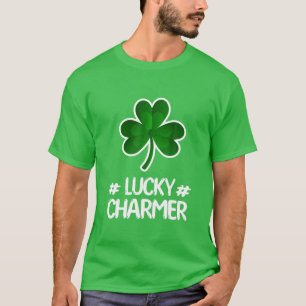 LUCKY CHARMER Funny St. Patrick's Day Boys Kids Gi T-Shirt