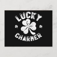 Lucky Charmer Shamrock Funny St. Patrick's Day