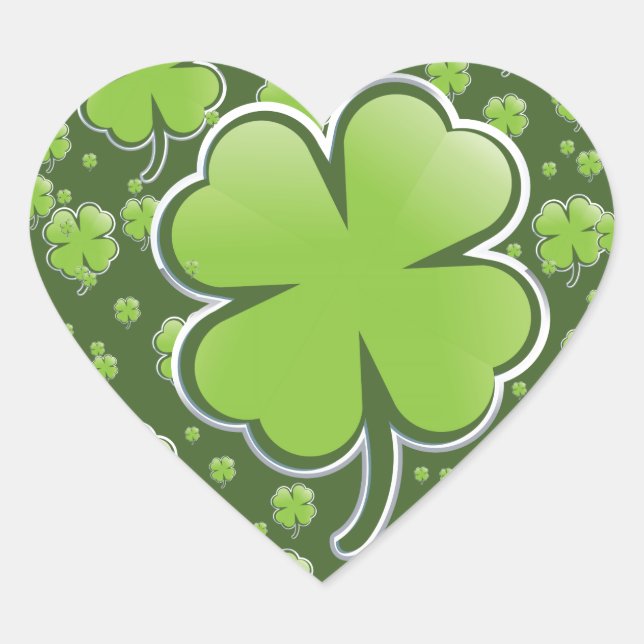 Lucky Charms Heart Sticker (Front)