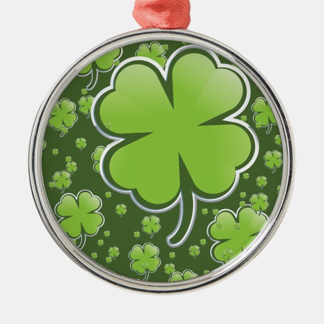 Lucky Charms Metal Tree Decoration (Front)