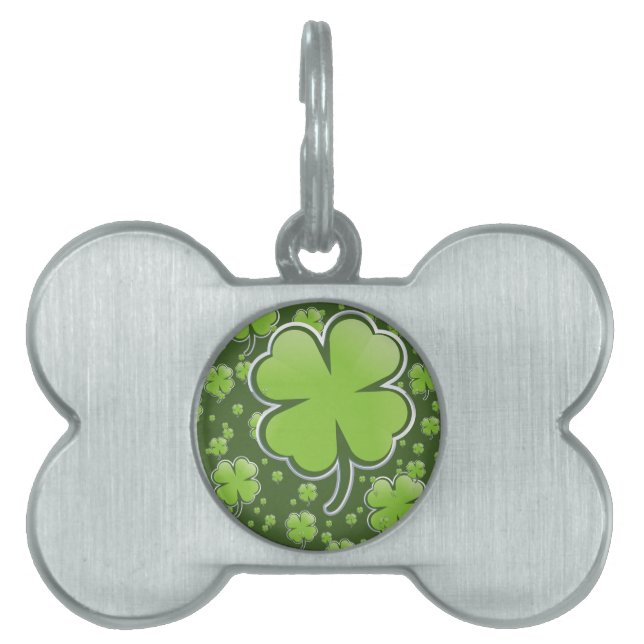 Lucky Charms Pet Name Tag (Front)