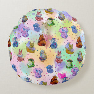 Lucky Charms Round Cushion
