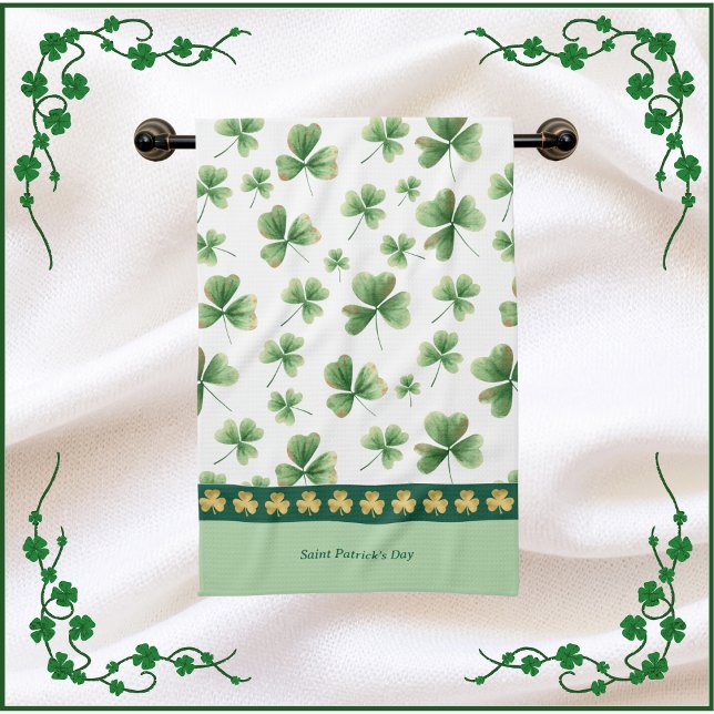 Lucky Charms Shamrock Kitchen Towel (Lucky Charms Shamrock Kitchen Towel)