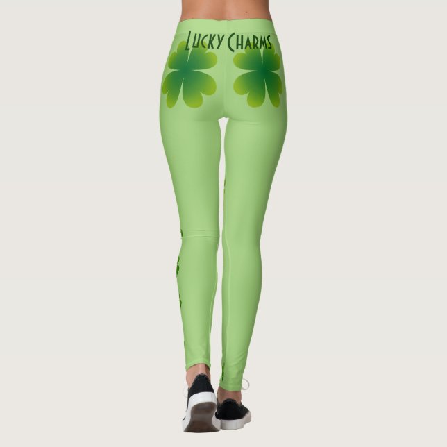 Lucky Charms Shamrock Leggings (Back)
