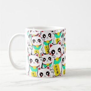 Lucky Chinese Cat Coffee Mug