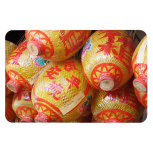 Lucky Chinese Paper Lanterns Magnet