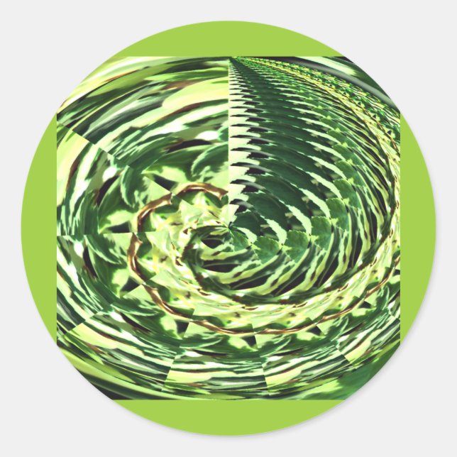 Lucky_ Classic Round Sticker (Front)