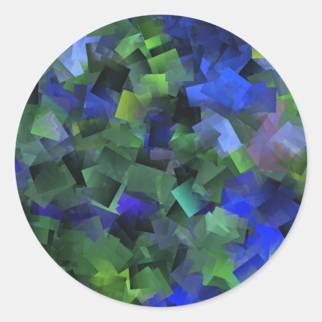 Lucky_ Classic Round Sticker (Front)