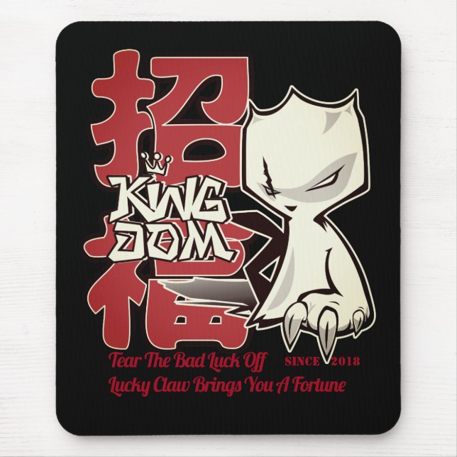 Lucky Claw Charm Mouse Mat (Front)