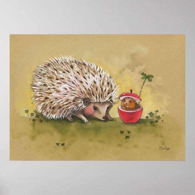 Lucky Clover Afternoon   Large Poster (Front)