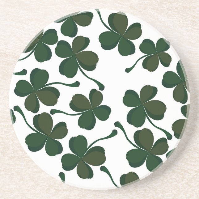 lucky clover coaster (Front)