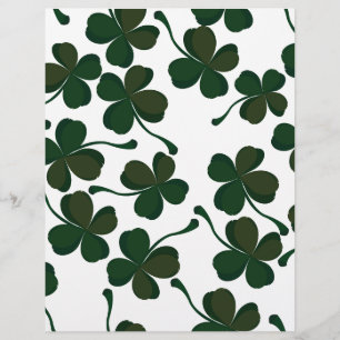 lucky clover customized letterhead