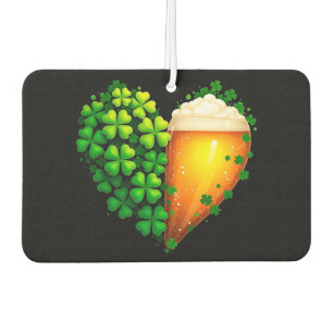 Lucky Clover Design for St. Patrick's Day Car Air Freshener