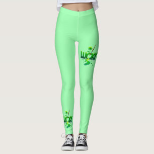 Lucky Clover Design for St. Patrick's Day Leggings