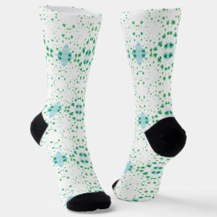 Lucky Clover Design for St. Patrick's Day Socks