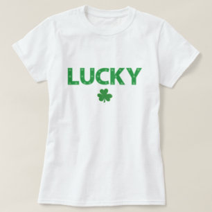 Lucky Clover Editable Colour St. Patrick's Day T-Shirt