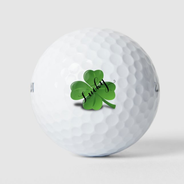 Lucky Clover Golf Balls (Front)