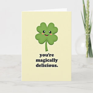 Lucky Clover Greeting Card