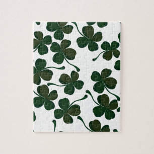 lucky clover jigsaw puzzle