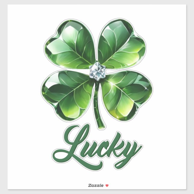 Lucky Clover leaves  (Sheet)