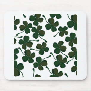lucky clover mouse mat