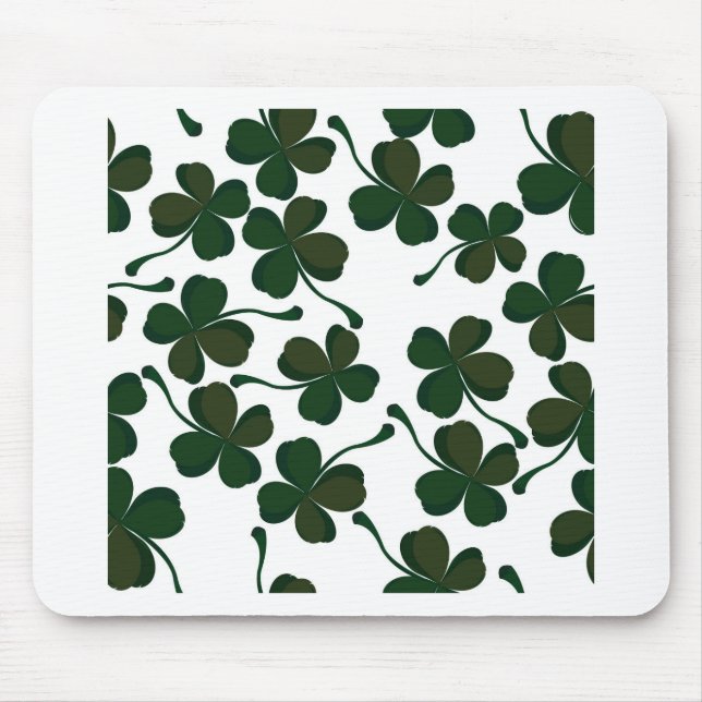 lucky clover mouse mat (Front)