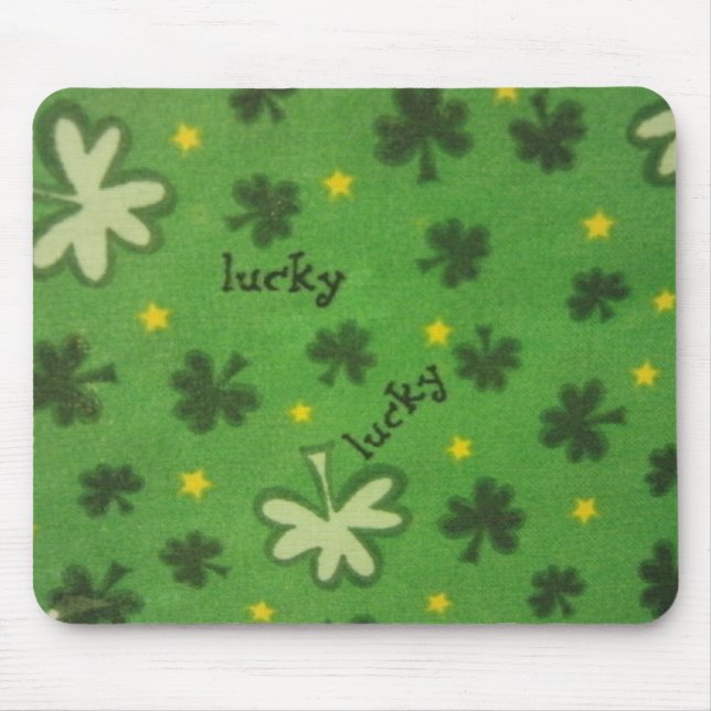 Lucky Clover Mouse Mat (Front)