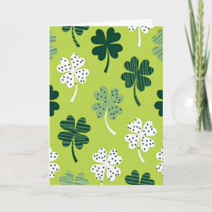 Lucky Clover Pattern Greats Card
