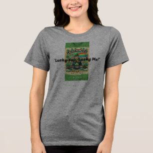 Lucky Clover St. Patrick’s Day T-Shirt – Irish Sha Tri-Blend Shirt