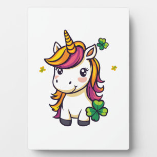 Lucky Clover Unicorn (1) Plaque