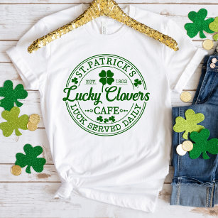 Lucky Clover's Cafe St. Patrick's Day T-Shirt