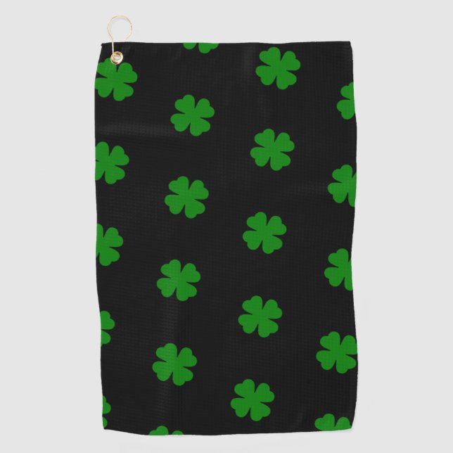 Lucky Clovers Golf Towel (Front)