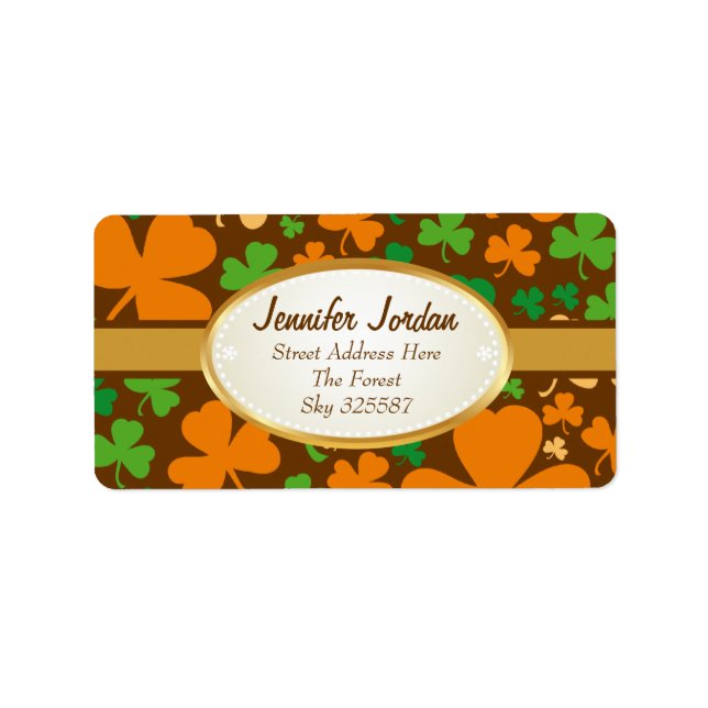 Lucky Clovers Label (Front)