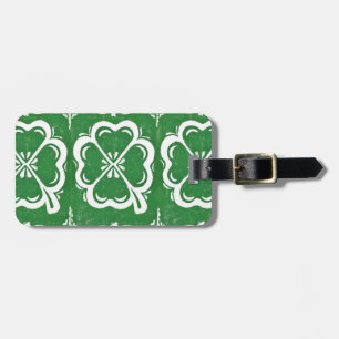 Lucky Clovers Luggage Tag