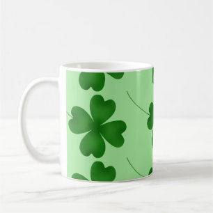 Lucky Clovers pattern Coffee Mug